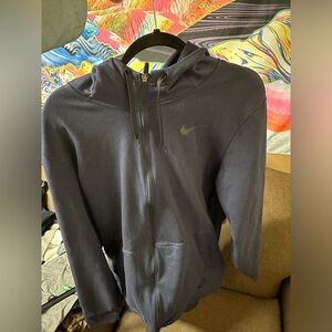 Good Condition Size (XXL) Nike Dri-fit light Jacket NAVY BLUE